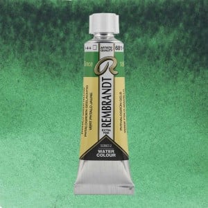 Rembrandt akwarela 681 PHTHALO GREEN YELLOW