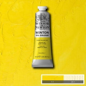 346 Lemon Yellow Hue, farba olejna Winton W&N