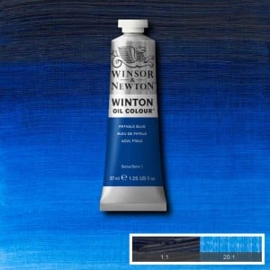 516 Phthalo Blue, farba olejna Winton W&N