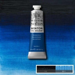 W&N farba olejna Winton Prussian Blue