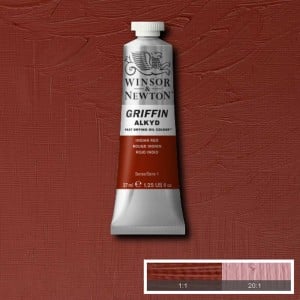 317 Indian Red, farba olejna alkidowa Griffin W&N