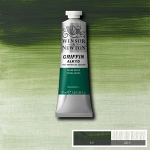 637 Terre Verte, farba olejna alkidowa Griffin W&N