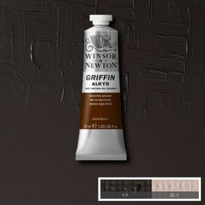 676 Van Dyke Brown, farba olejna alkidowa Griffin W&N
