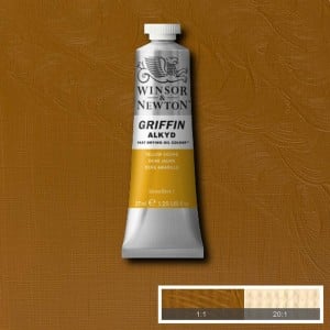 744 Yellow Ochre, farba olejna alkidowa Griffin W&N
