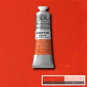 101 Cadmium Red Light Hue, farba olejna alkidowa Griffin W&N