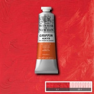 680 Vermilion Hue, farba olejna alkidowa Griffin W&N
