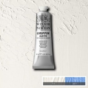 415 Mixing White, farba olejna alkidowa Griffin W&N