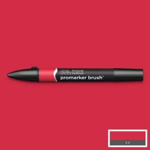 Brush Marker BERRY RED (R665)