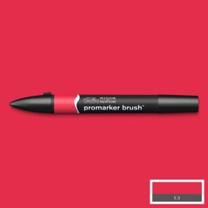 Brush Marker RED (R666)