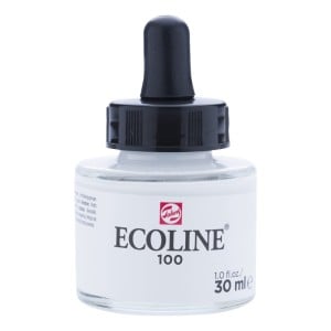 100 White, akwarela Ecoline Talens