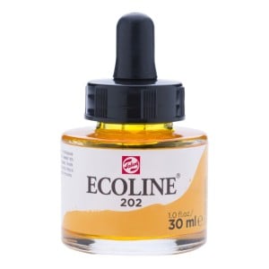 202 Deep Yellow, akwarela Ecoline Talens