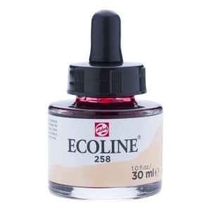 258 Apricot, akwarela Ecoline Talens