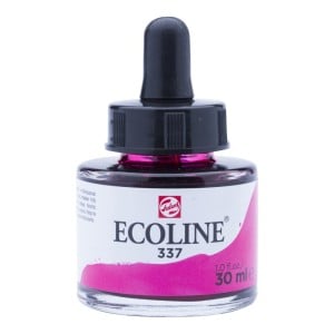 337 Magenta, akwarela Ecoline Talens