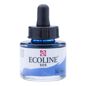 505 Ultramarine Light, akwarela Ecoline Talens