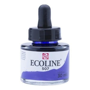 Talens Ecoline 507 Ultramarine Violet płynna akwarela