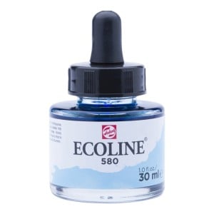 Talens Ecoline 580 Pastel Blue płynna akwarela