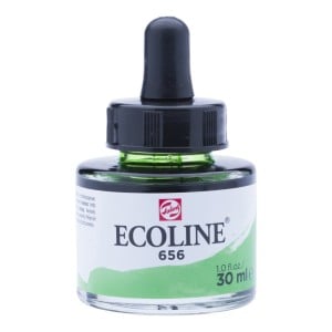 656 Forest Green, akwarela Ecoline Talens