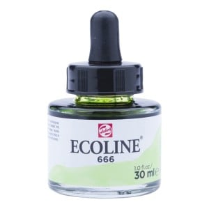 666 Pastel Green, akwarela Ecoline Talens