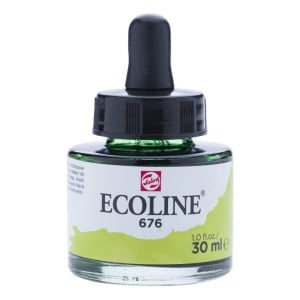 Talens Ecoline 676 Grass Greenpłynna akwarela