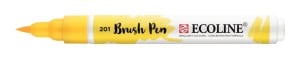 ECOLINE BRUSH PEN 201 LIGHT YELLOW-marker akwarelowy