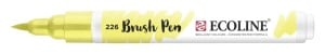 ECOLINE BRUSH PEN 226 PASTEL YELLOW-marker akwarelowy