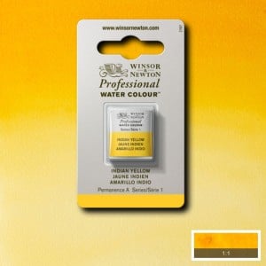 W&N akwarela Professional Indian Yellow