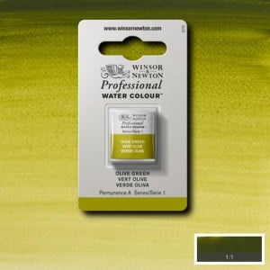 W&N akwarela Professional Olive Green