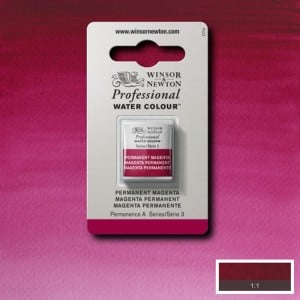 489 Permanent Magenta, akwarela Professional W&N