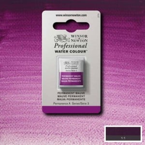 491 Permanent Mauve, akwarela Professional W&N