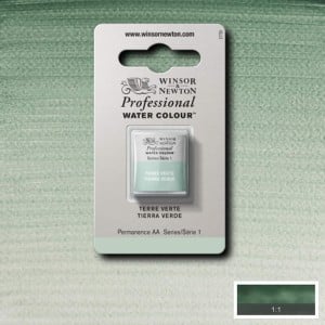637 Terre Verte, akwarela Professional W&N