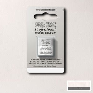 644 Titanium White (Opaque White), akwarela Professional W&N