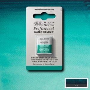 719 Winsor Green (Blue Shade), akwarela Professional W&N