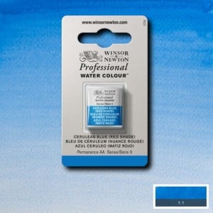 W&N akwarela Professional Cerulean Blue (Red Shade)