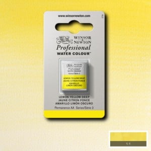 W&N akwarela Professional Lemon Yellow Deep