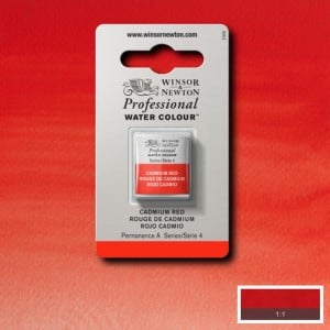 W&N akwarela Professional Cadmium Red