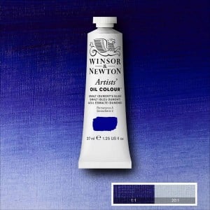 W&N artystyczna farba olejna Dumond Blue (Smalt)