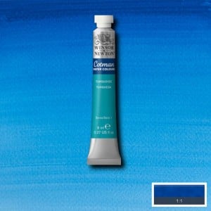 654 Turquoise, akwarela Cotman W&N
