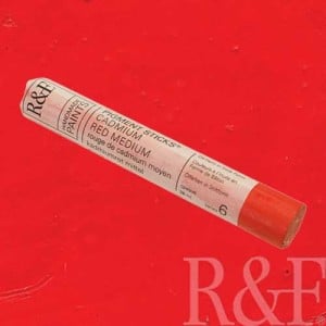 2161 Cadmium Red Med, sztyft olejny Pigment Stick R&F