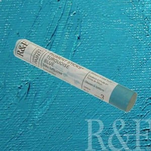 2137 Turquoise Blue, sztyft olejny Pigment Stick R&F