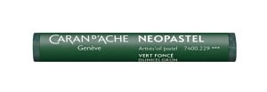 Caran d'Ache Neopastel 229 Dark Green - pastel olejna