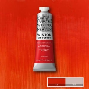 W&N farba olejna Winton Cadmium Scarlet Hue