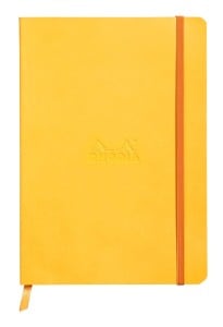 Notes Rhodiarama Soft Cover 90g 160str. Daffodil Yellow - linia