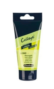 840 NEON YELLOW, LINOL College Schmincke