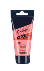 850 NEON ORANGE, LINOL College Schmincke