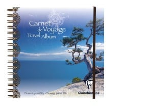 Clairefontaine Travel Album 180g 30 ark. 20x20 "Drzewo" - blok do technik mieszanych