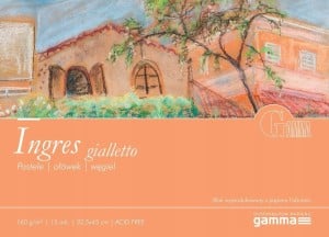 Blok do pasteli Ingres 160g 15ark Gialletto