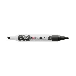 ECOLINE DUOTIP PEN BLACK - marker akwarelowy dwustronny