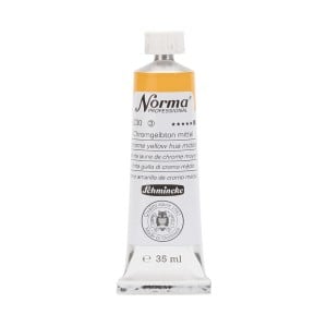 Schmincke Norma Professional Oils Chrome Yellow Hue Medium - farba olejna