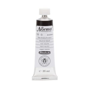Schmincke Norma Professional Oils Neutral Black - farba olejna