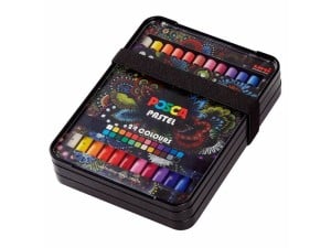 Posca Pastel 24 kolory - komplet pasteli olejno woskowych